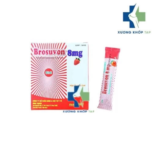 Brosuvon 8mg - Điều trị rối loạn tiết dịch phế quản